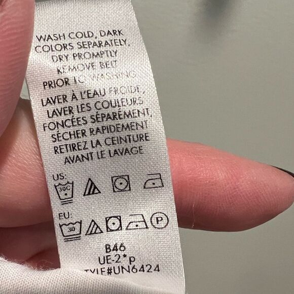 Calvin Klein grey, white and taupe plaid flat front men’s shorts size 40 - Picture 8 of 10